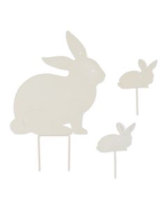 RABBIT FAMILY GARDEN STAKE