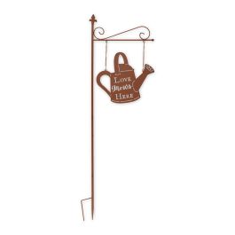 LOVE GROWS HERE GARDEN STAKE